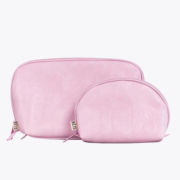 BEIS Handbags - NEW BEIS The Cosmetic Pouch Set
IN ATLAS PINK